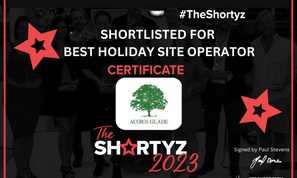 Shortlisted for best holiday site operator Acorn Glade york